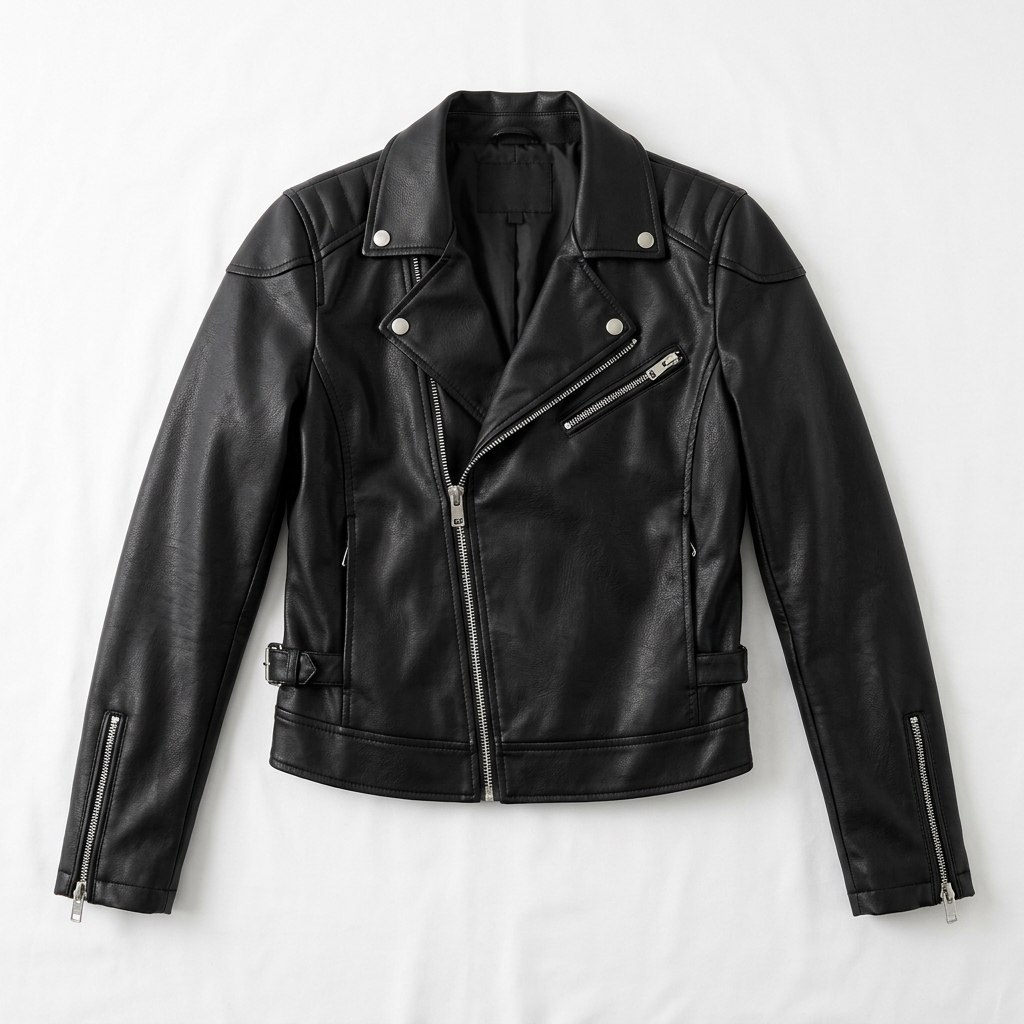 Jaket Kulit Sintetis H&M